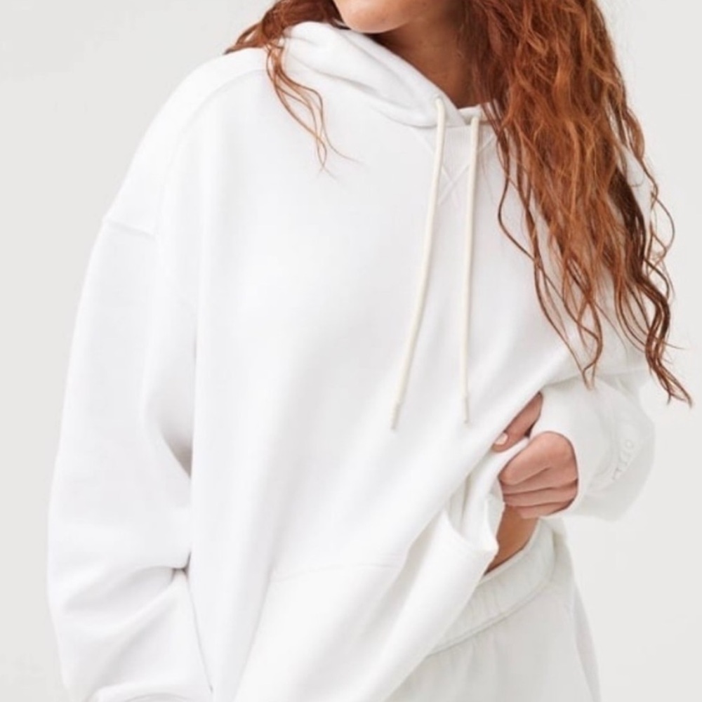 Aerie white hoodie